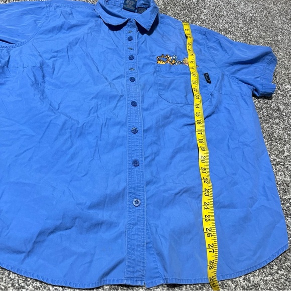 VTG Disney Shirt Womens 18W/20W Embroidered Pooh Tigger Flowers Pocket Button Up - Picture 7 of 10